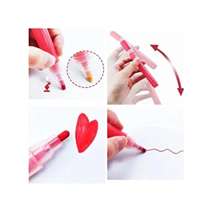 Akrilik Marker Kalem Seti, 12 Adet