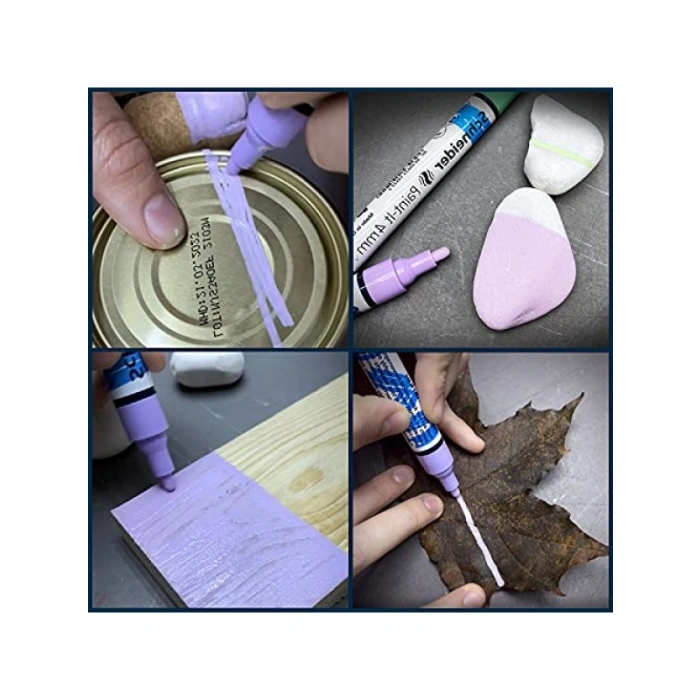 Akrilik Marker Kalem Seti, 4 mm, 6lı