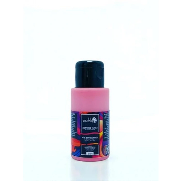 Akrilik Multisurface Boya, 50ml Pembe Renk