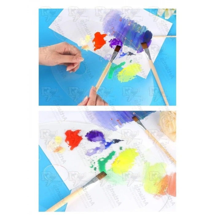 Akrilik Resim Paleti - 30x40 cm, 3mm Kalınlık, Şeffaf