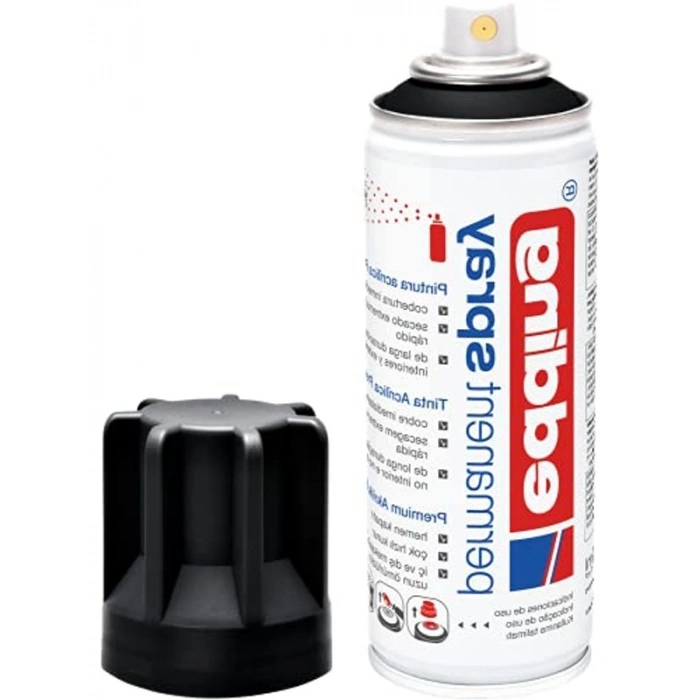 Akrilik Sprey Boya, 901 Siyah Mat Renk