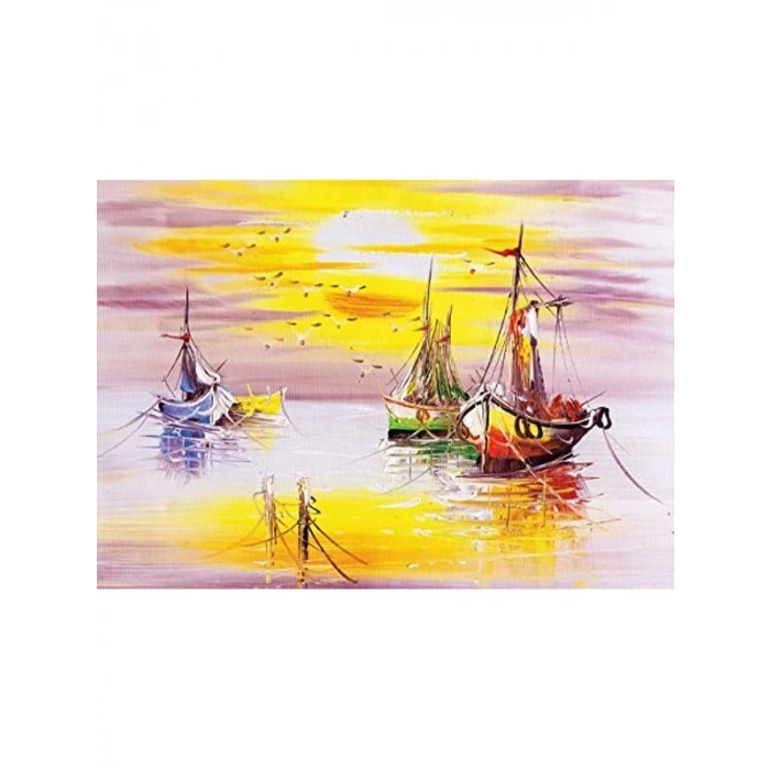Akşam Güneşi Temalı 500 Parça Puzzle, Eğlenceli Aktivite