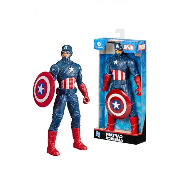 Aksiyon Figürü Klasik CAPTAIN AMERIKA 25 cm Orijinal E5579 MARVEL