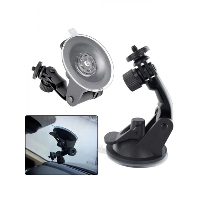Aksiyon Kameralarına Uygun Vantuz Aparatı ve Tripod Adaptörü