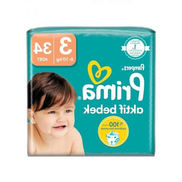 Aktif Bebek Bezi - 3 Beden 44 Adet Standart Paket