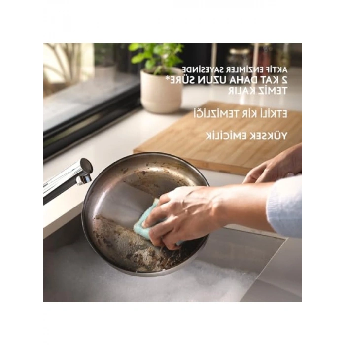 Aktif Enzimli Düz Sünger - 3lü Paket