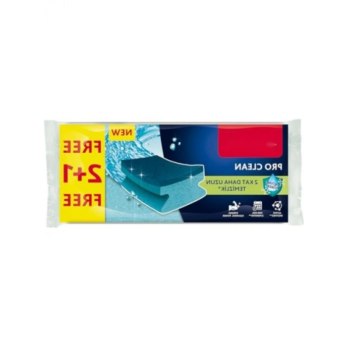 Aktif Enzimli Oluklu Sünger, 3lü Paket