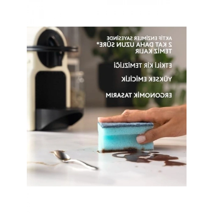 Aktif Enzimli Oluklu Sünger, 3lü Paket