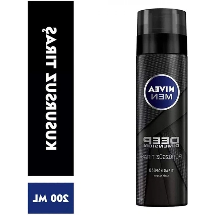 Aktif Karbon İçeren Tıraş Köpüğü, 200 ml, Keskin Tıraş Deneyimi Sağlar