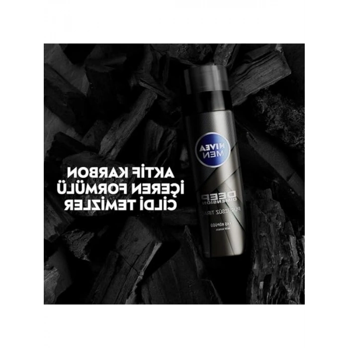 Aktif Karbon İçeren Tıraş Köpüğü, 200 ml, Keskin Tıraş Deneyimi Sağlar