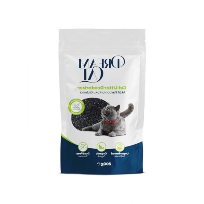 Aktif Karbonlu Kedi Kumu ile Koku Giderici 200 Gram