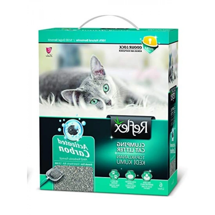 Aktif Karbonlu Topaklanan Kedi Kumu, 6 L