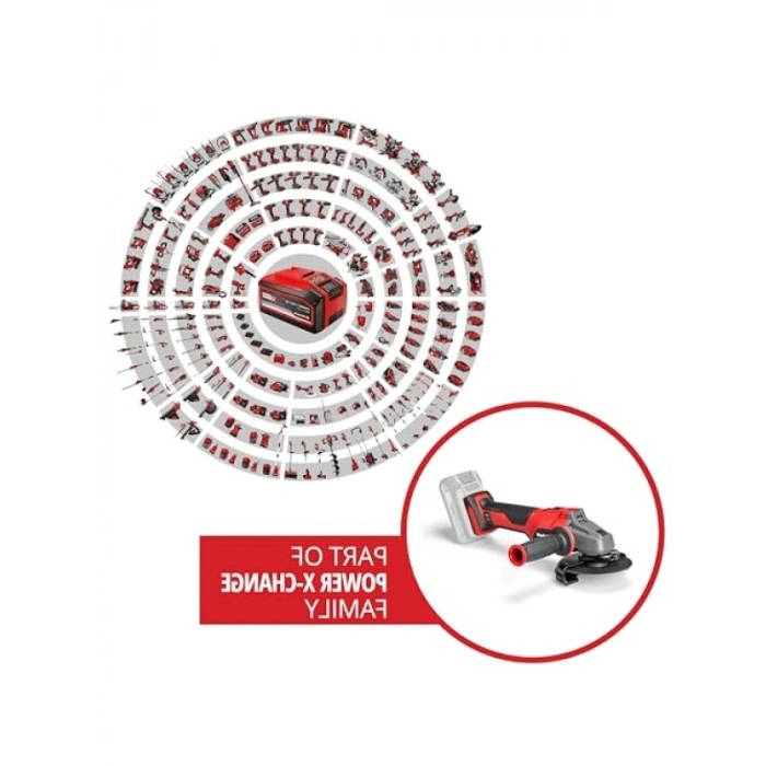 Akülü Avuç Taşlama - Power X-Change Uyumu