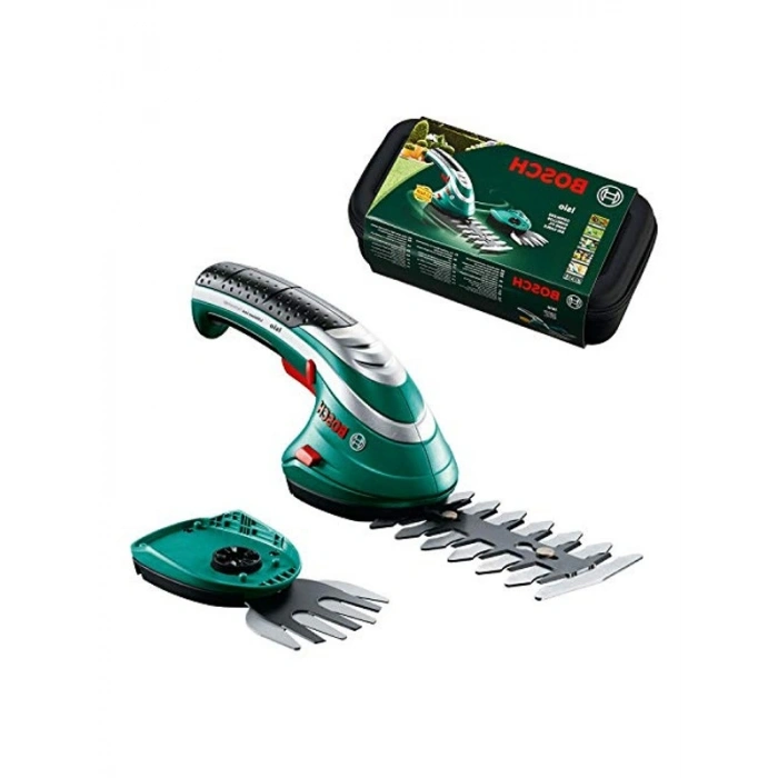 Akülü Çim Kesme Makası, 3,6 Volt, Ek Kesme Bıçağı ile Softcase Kutuda
