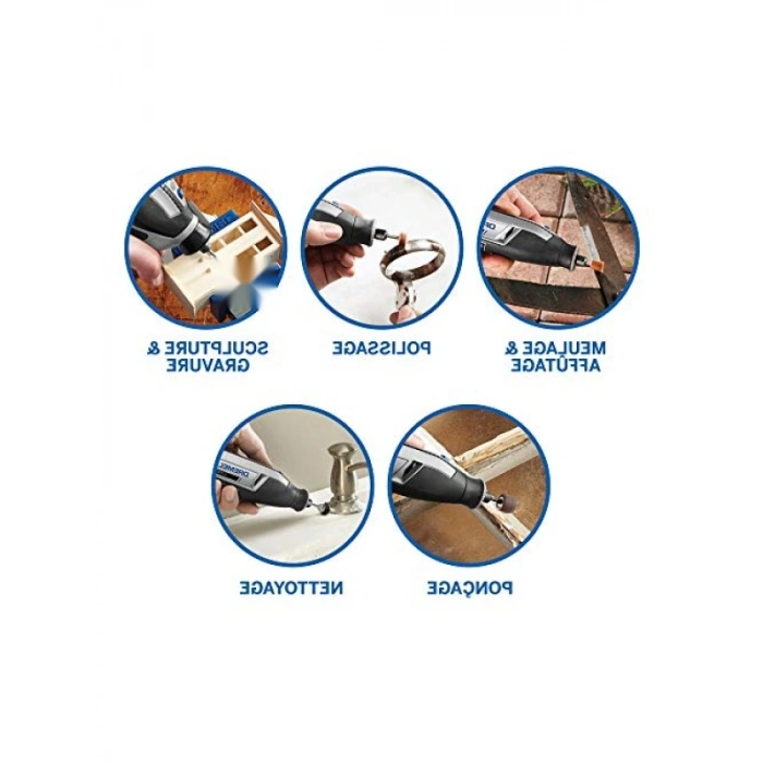 Akülü Çok Amaçlı El Motoru, 15 Aksesuar ile