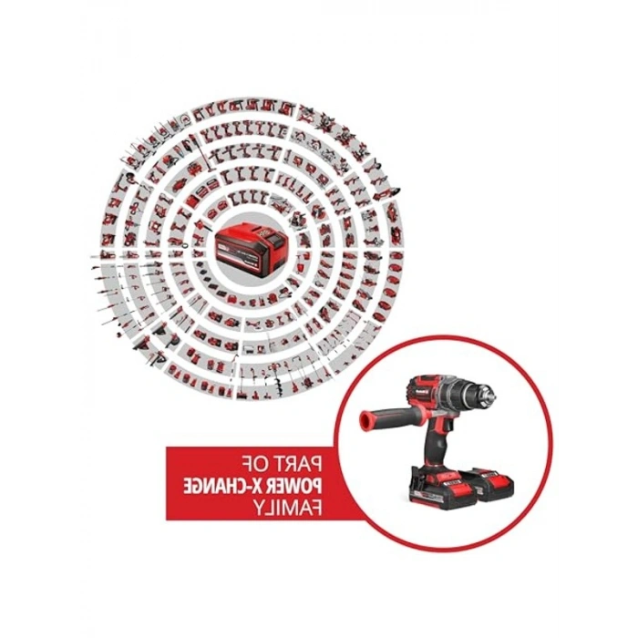 Akülü Darbeli Vidalama, 2 Adet 2.0 Ah Akü ile Güçlü Performans