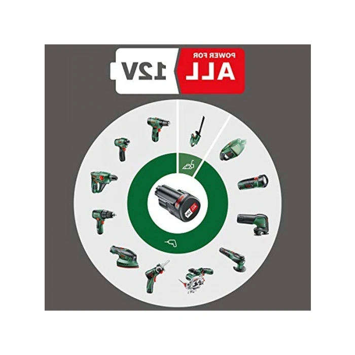 Akülü Darbeli Vidalama Seti, 12 Volt Tek Akü ile Taşınabilir
