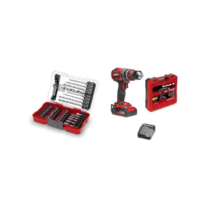 Akülü Darbeli Vidalamak için 18V Set ve 39 Parça Uç Seti