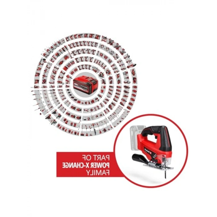 Akülü Dekupaj Testere - 18V, Aletsiz Bıçak Değişimi