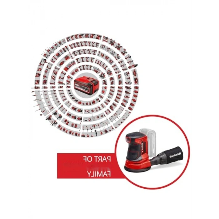 Akülü Eksantrik Zımpara - Lityum-İyon Teknolojisi ile