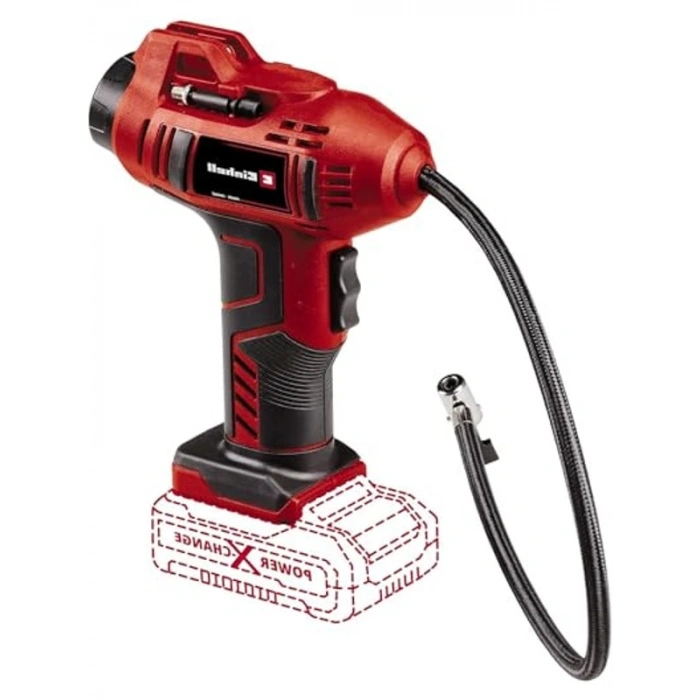 Akülü Oto Hava Kompresörü, 18V, 11 Bar Basınç, 60 cm Hortum