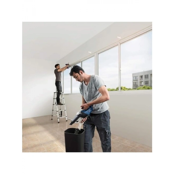 Akülü Süpürge, 18 Volt, 0.7 lt Hazne Hacmi, Mavi