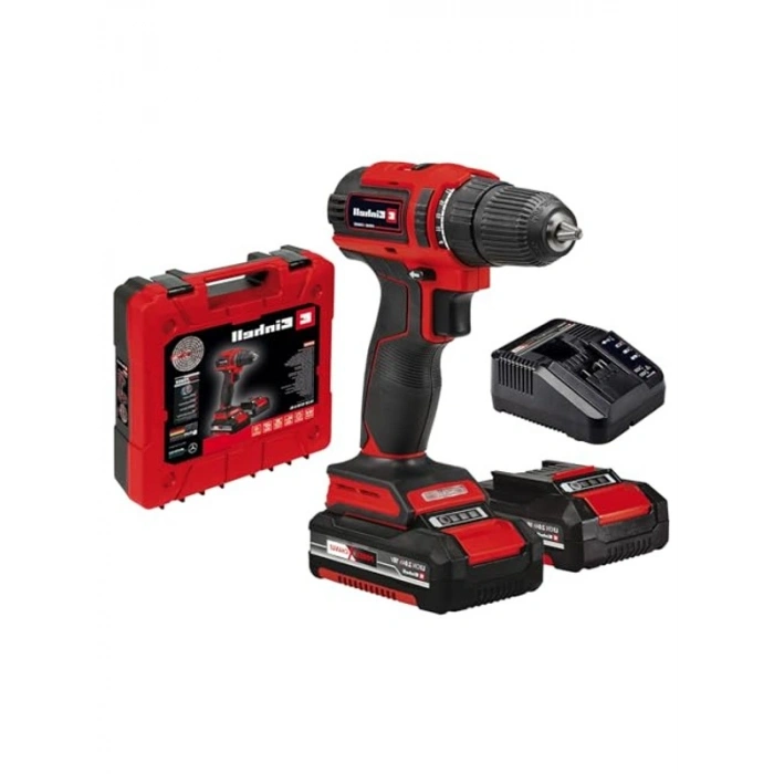 Akülü Vidalama, 18 V, 40 Nm Tork, 2x2,0 Ah Akü ile