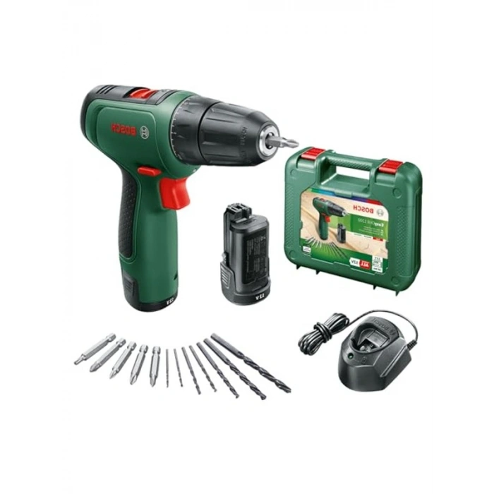 Akülü Vidalama Seti, 12 Volt 2 Adet Akü ile Taşıma Çantasında