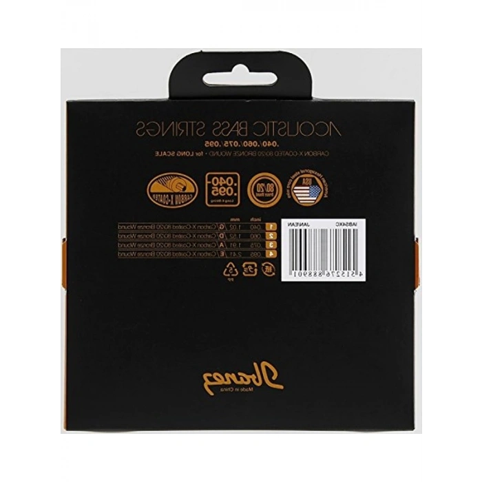 Akustik Bas İçin 4 Tel Seti - Bronz Malzeme