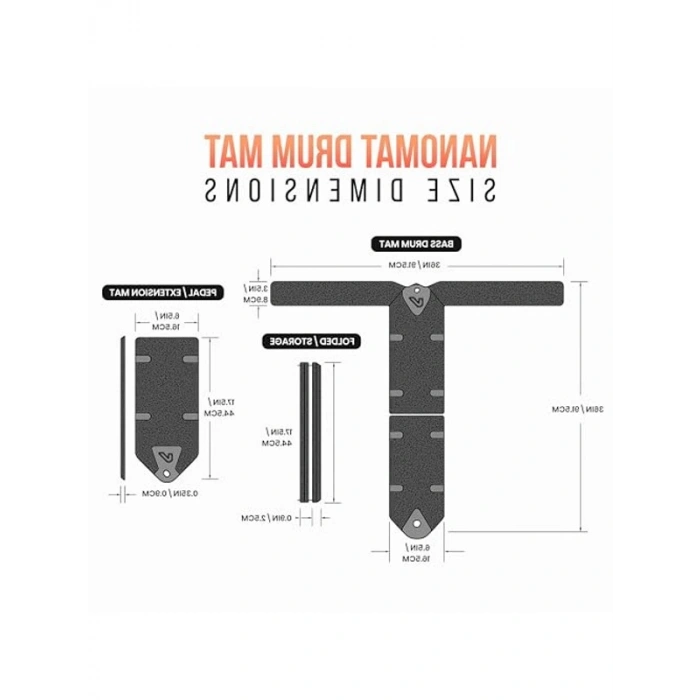 Akustik Davul Matı, Yüksek Ses Yalıtımı Sağlayan Siyah Renk