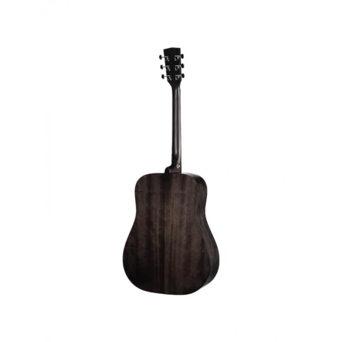 Akustik Gitar, Açık Gözenekli Mat Siyah Renk, 4/4 Boyut