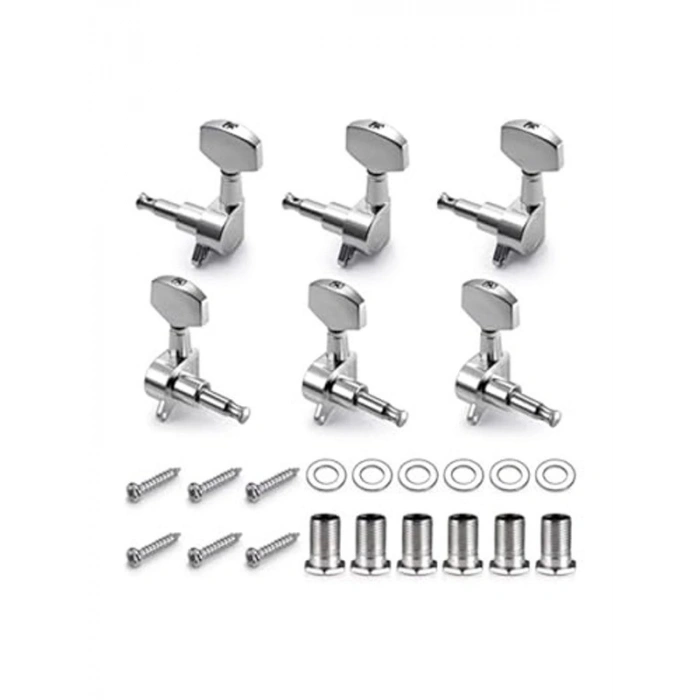 Akustik Gitar Burgusu 3+3 Set, Vida ve Somun ile