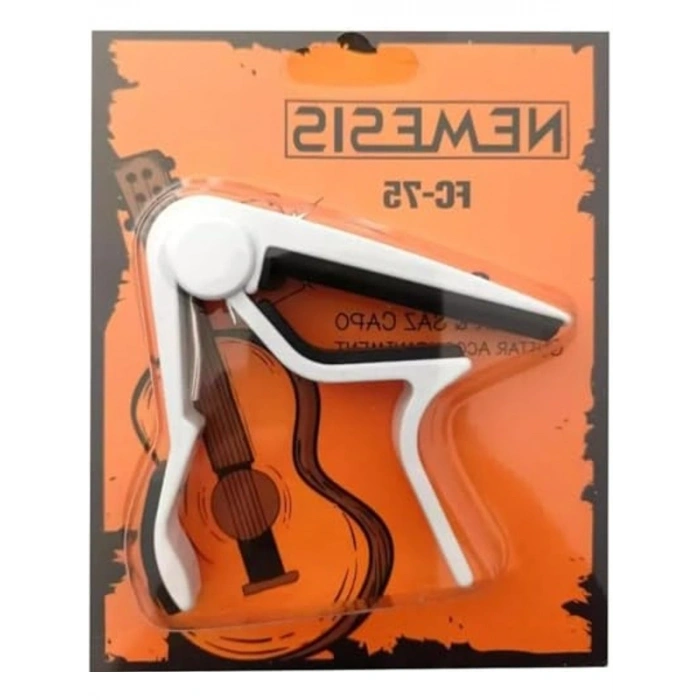 Akustik Klasik Electro Guitar Capo, Beyaz Renk ile Estetik