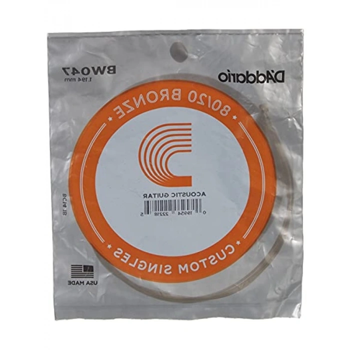 Akustik Tek Tel 047 Mi 80/20 Bronze Wound