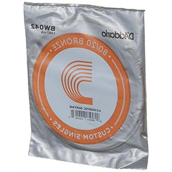 Akustik Tek Tel, 80/20 Bronze Wound, 042
