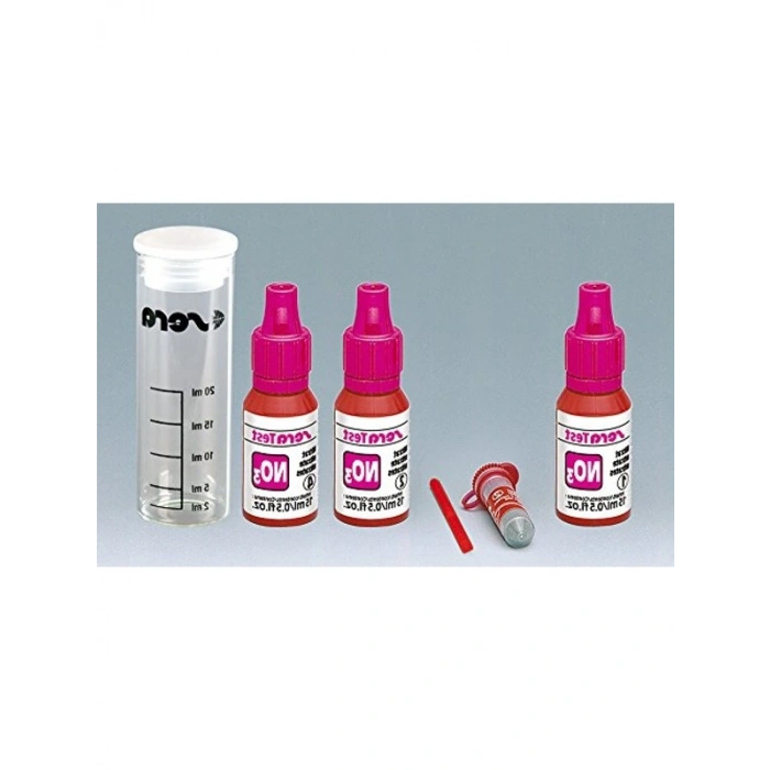 Akvaryum Nitrat Testi Seti, 15 ml, Su Kalitesini Kontrol İçin