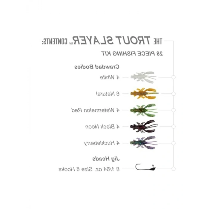 Alabalık İçin Özel Tasarım Kerevit Taklidi Seti