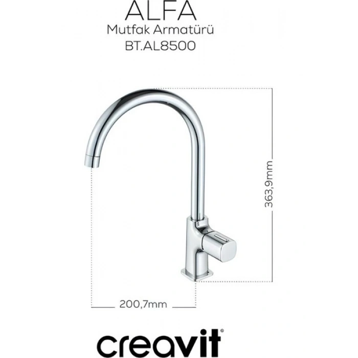 Alfa Batarya Seti 3’lü Banyo-Lavabo-Eviye