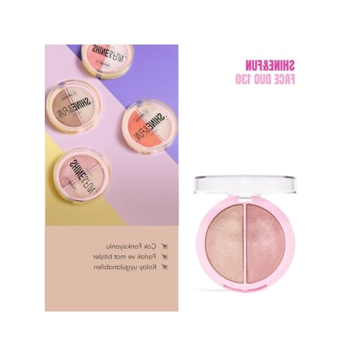 Allık ve Aydınlatıcı Paleti - Shine Squad - 130 gr