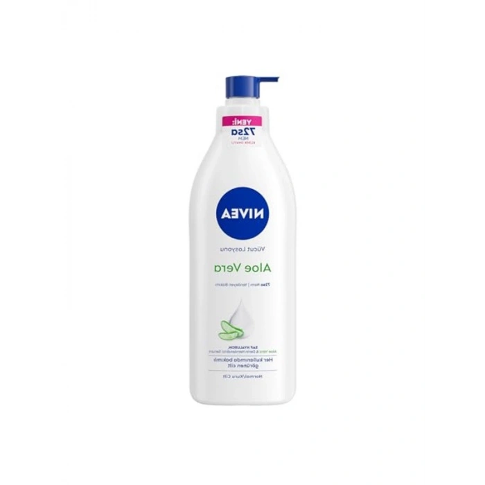 Aloe Vera İçeren Vücut Losyonu, 400 ml, 72 Saat Nemlendirme Etkisi