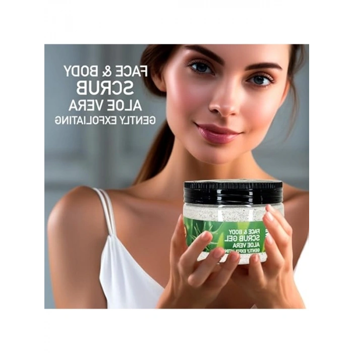 Aloe Vera İçeren Yüz ve Vücut Peelingi 300 ml ile Pürüzsüzlük