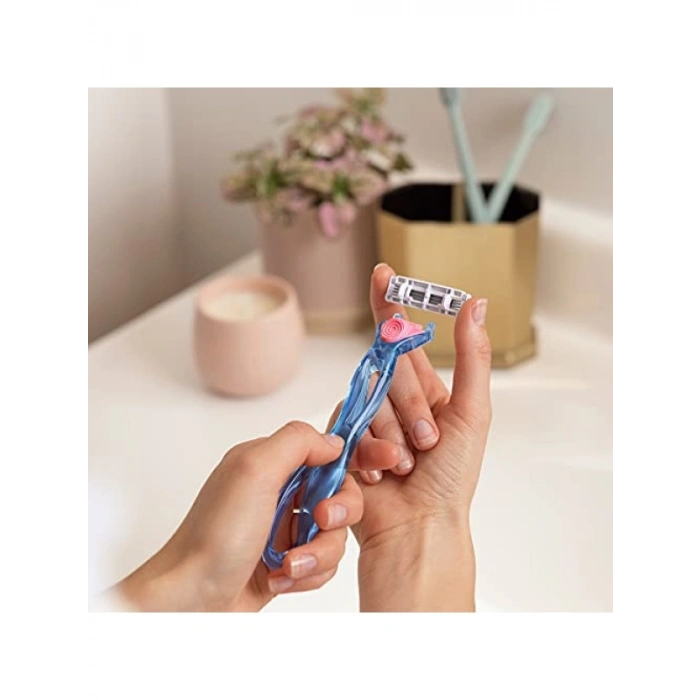 Aloe Vera ile Zenginleştirilmiş 4lü Yedek Kadın Tıraş Bıçağı Seti
