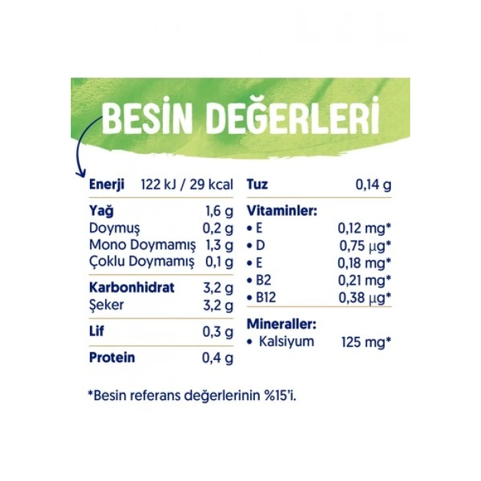 Alpro Fındık Sütü 1 L Vegan Laktozsuz Bitkisel Bazlı