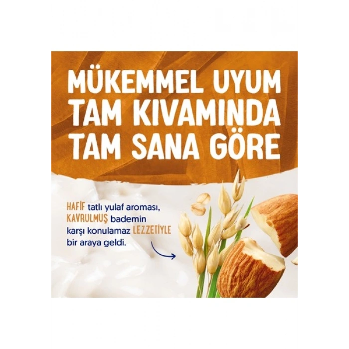 Alpro Yulaf Badem Sütü 2x1 L Vegan Laktozsuz Bitkisel Bazlı