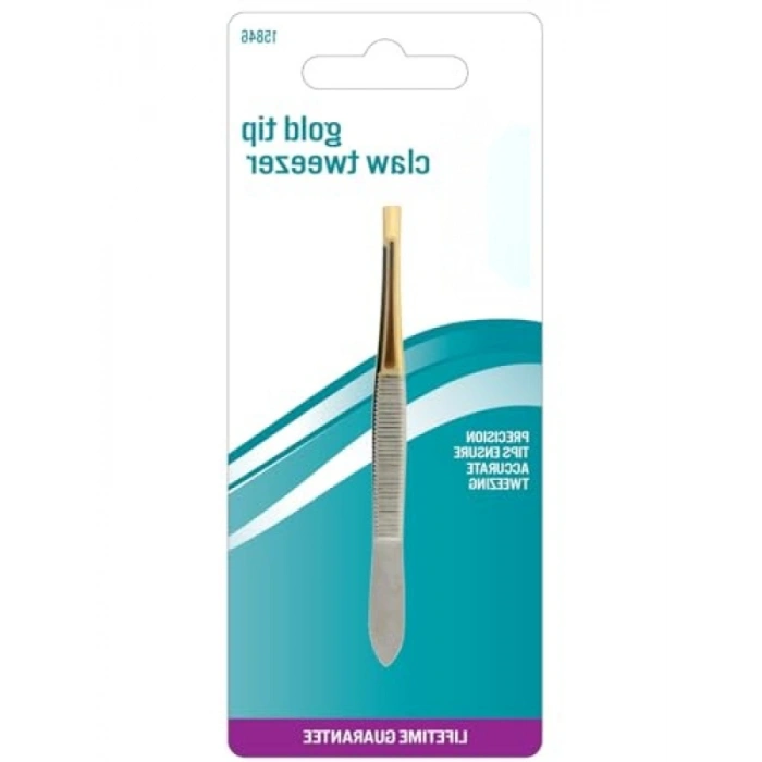 Altın Düz Uçlu Cımbız