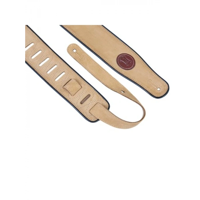 Altın Kahverengi Süet Deri Gitar Askısı