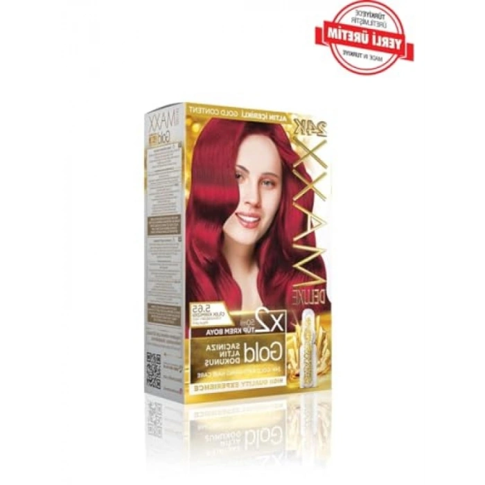 Altın Parçacıklı Saç Boyası ve Serum Seti - 2 x 50 ml