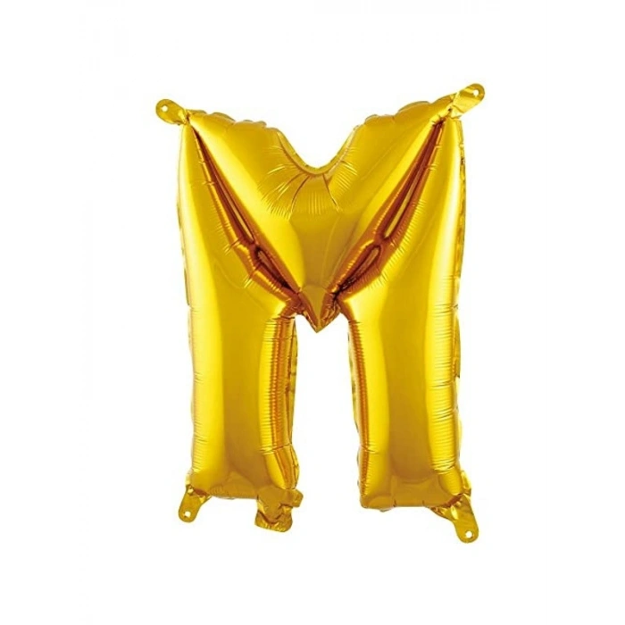 Altın Renk 16 İnç Folyo Balon, 36 cm Boyutunda