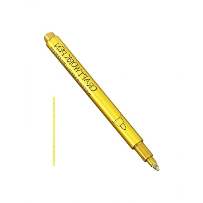 Altın Renk Marker Kalem, Reçine Varak Kalem