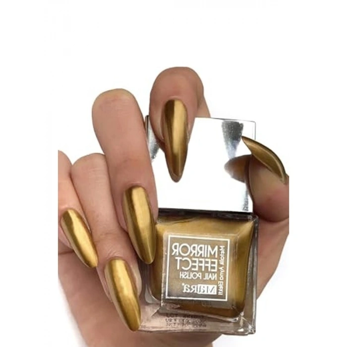 Altın Renkli Metalik Oje 15 ml Ayna Efektli